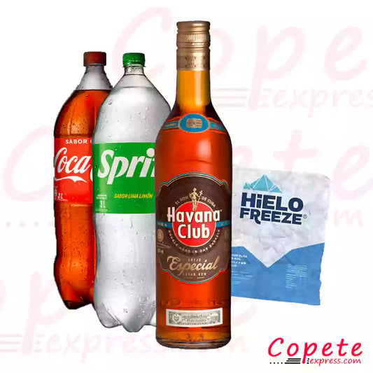 Promo Havana + Bebida 3lt + Hielo